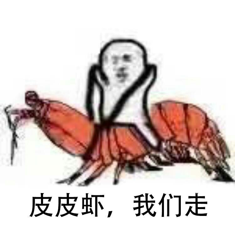 皮皮虾我们走  中文网络风尚图片