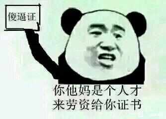 人才证 天才证傻逼证 中文网络风尚图片