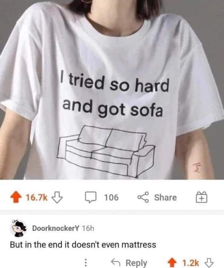 in the end I tried so hard and got sofa 中文网络风尚图片