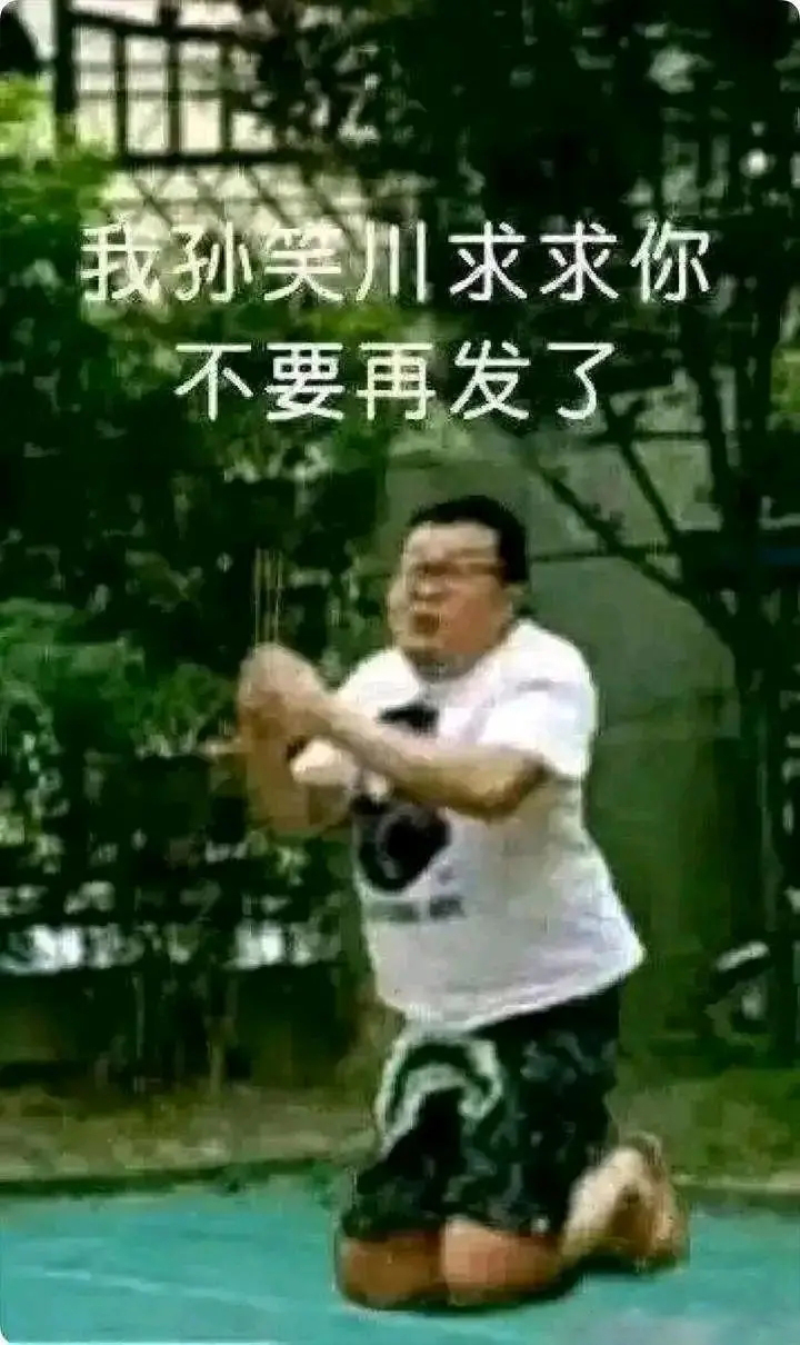 我孙笑川求求你  中文网络风尚图片