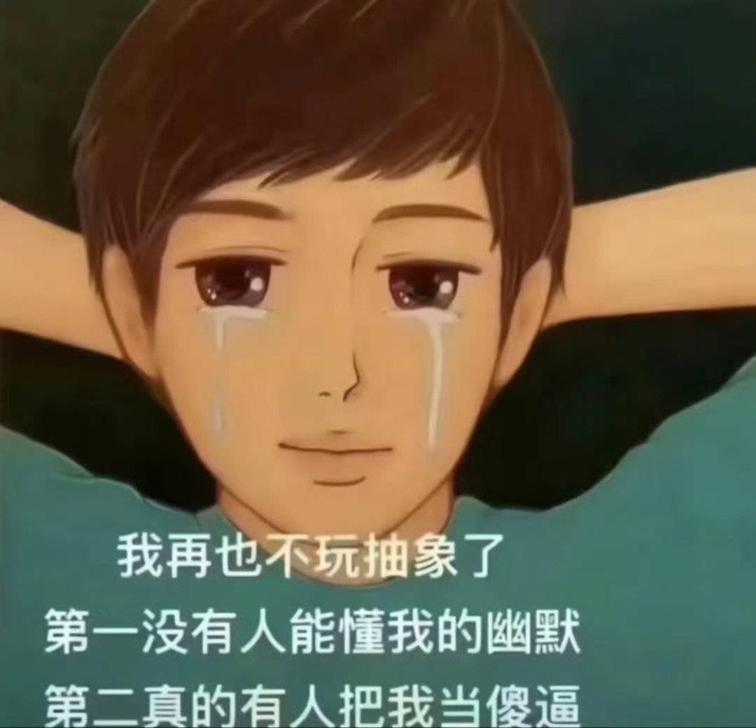 再也不玩抽象  中文网络风尚图片