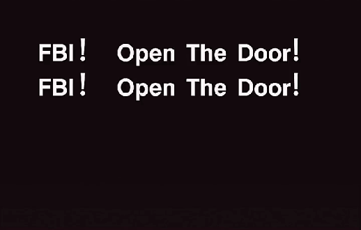 FBI open the door踹门破门而入 中文网络风尚图片